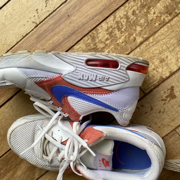 Nike White and Pink Sneakers Low-Top Lace-Up - Picture 6 of 6